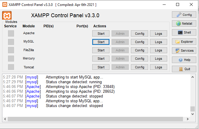 Testing virtual host in web browser